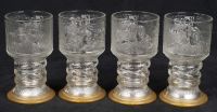 Lord of the Rings Set of 4 Light Up Glass Goblets